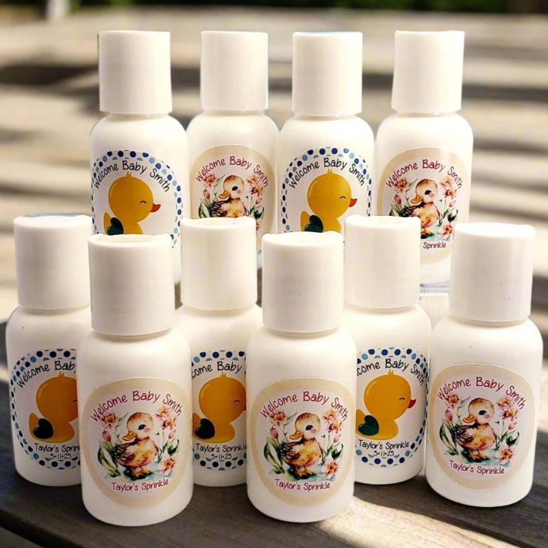 Duck and Rubber Duckie Lotion Party Favors