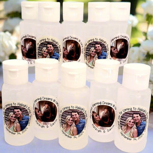 Personalized Add Your Photograph Hand Sanitizer Party Favors