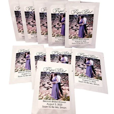 Winter Theme Party Favors Custom Snowman Tea Bags