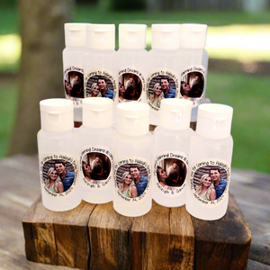 Personalized Add Your Photograph Hand Sanitizer Party Favors