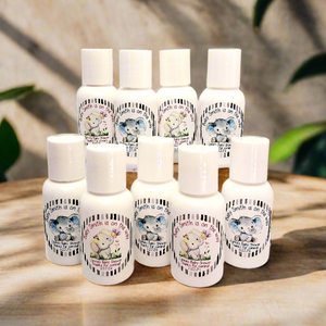 Personalized Elephant Hand Lotion Party Favors