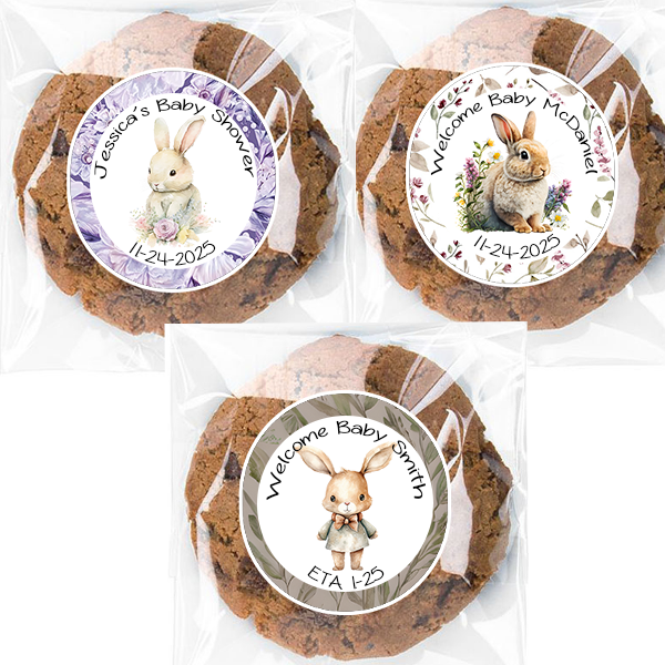 Personalized Bunny Rabbit Cello Favor Bags