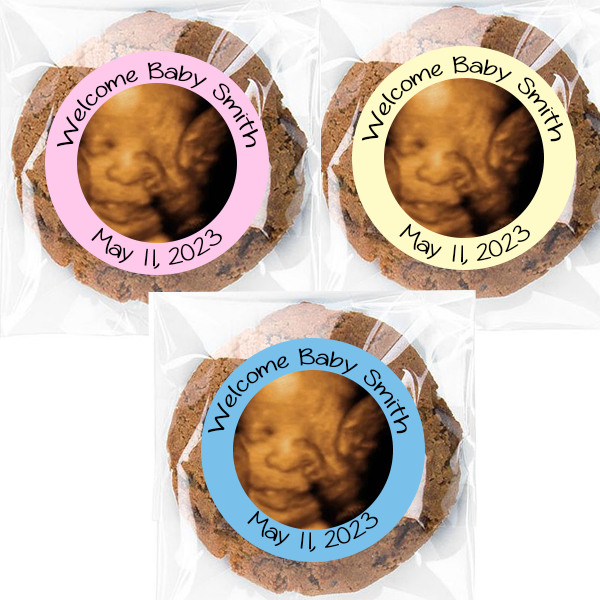 Add Your Sonogram Photograph Personalized Cello Favor Bags