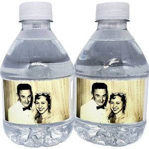 Add Your Photo Personalized Water Bottle Labels - Favors Today