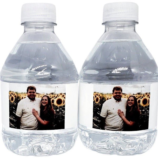 Add Your Photo Personalized Water Bottle Labels - Favors Today