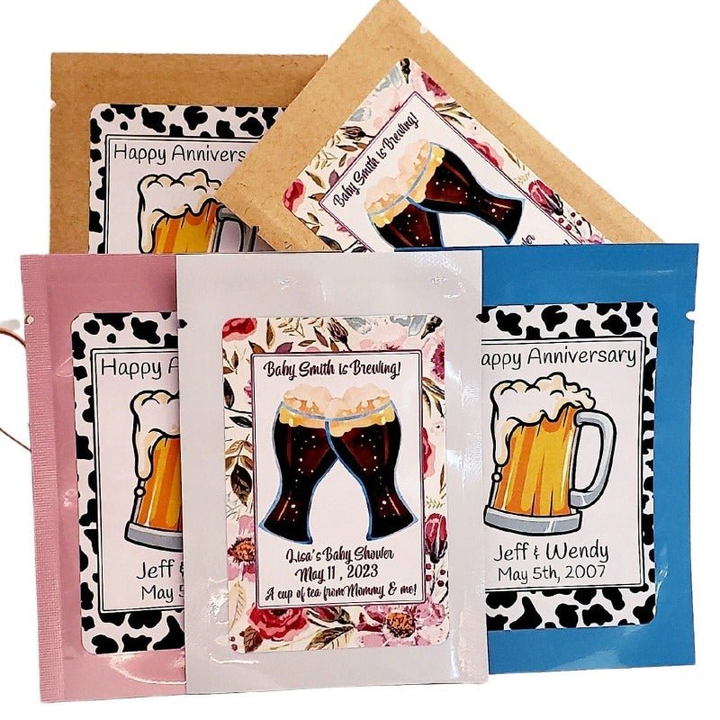 Personalized Adult Cheers and Beers Cello Favor Bags Many Options