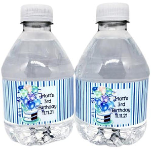 Personalized Birthday Party Waterproof Water Bottle Labels Many Option - Favors Today