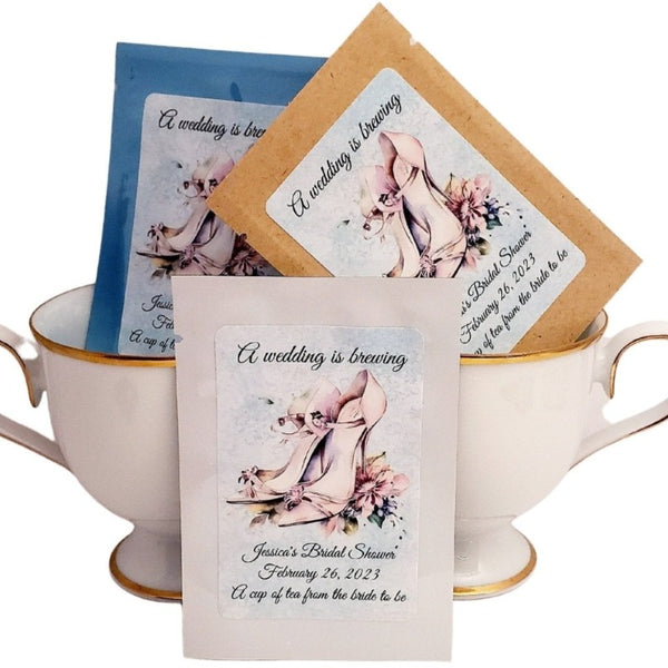 Personalized Wedding Tea Bag Favors