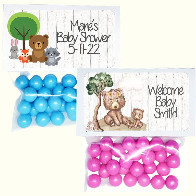 Baby Shower Favors | Woodland Baby Shower | Woodland Animals Shower | Baby Animals Shower | Cupcake Mix | Custom Label | popular Personalized Favors